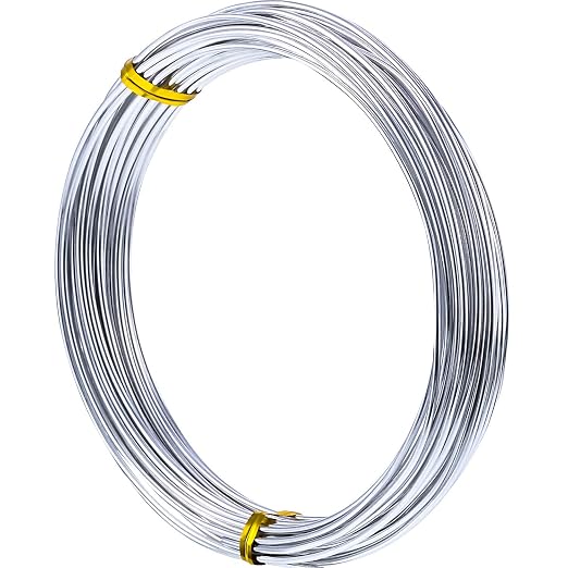 TecUnite Aluminum Craft Wire for Sculpting Armature Bendable Craft Wire for DIY by TecUnite