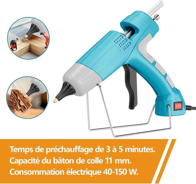 100W Hot Glue Gun Full Size Set - Image 4
