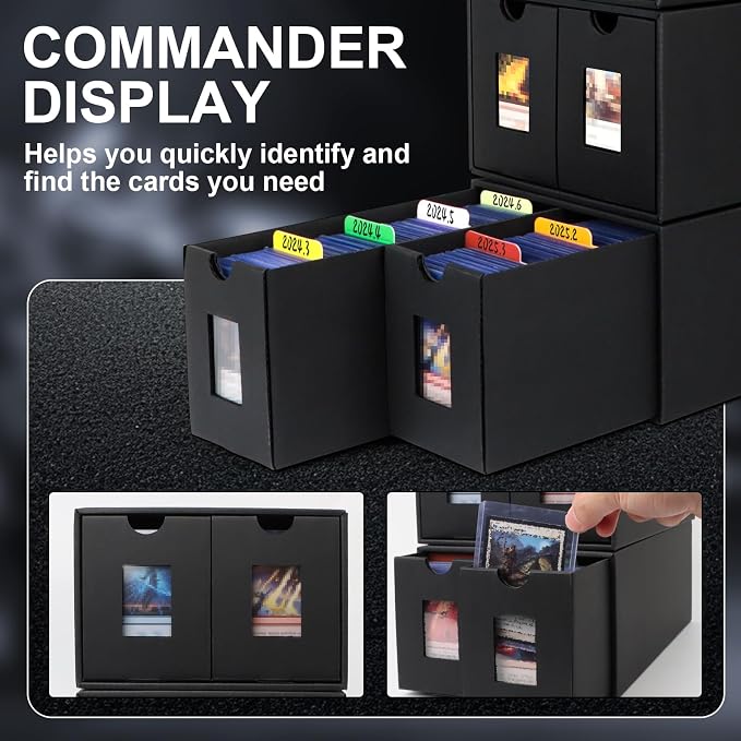 Card Storage Box, 14000+ Trading Card Storage 2700+ Toploader Card Storage Box - Image 5