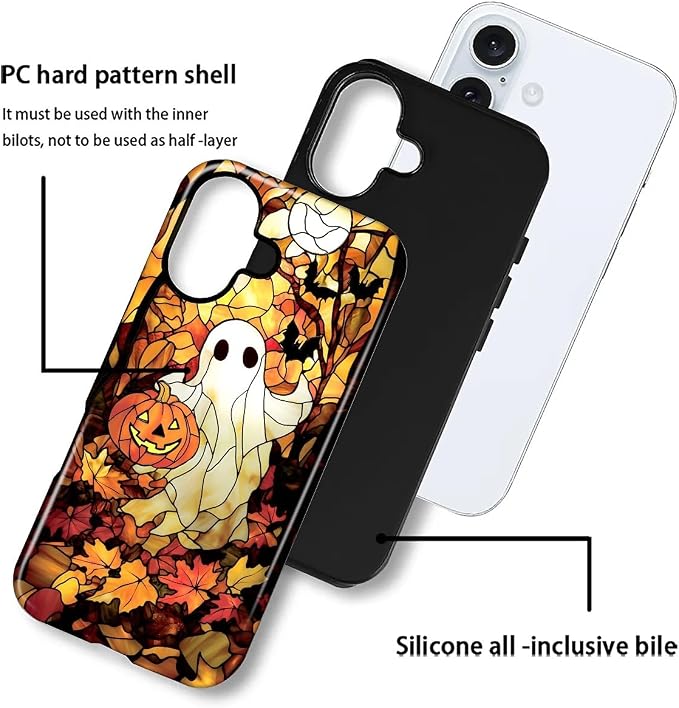 Case for iPhone 16 Plus, Scratch Resistant Hybrid Double Layer Hard - Image 2