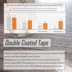 3M Double Sided Tape Heavy Duty Made of 300LSE 0.25"×36Ft Clear Mounting Tape - Image 6