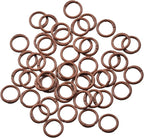 Round Carabiner Clip Bulk 48pcs 1 Inch Colorful Circle Carabiner Key Ring Clips - Image 2