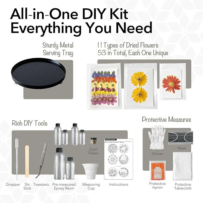 Auraeve All-in-One Resin Tray Craft Kit - Image 2