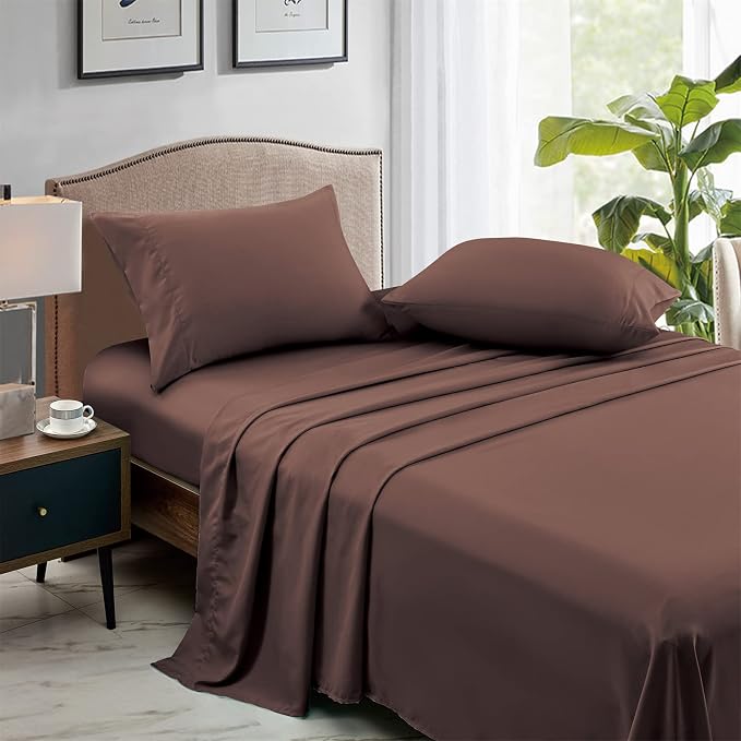 FreshCulture Queen Flat Sheets Only, Soft Microfiber Bedding Sheets - Image 3