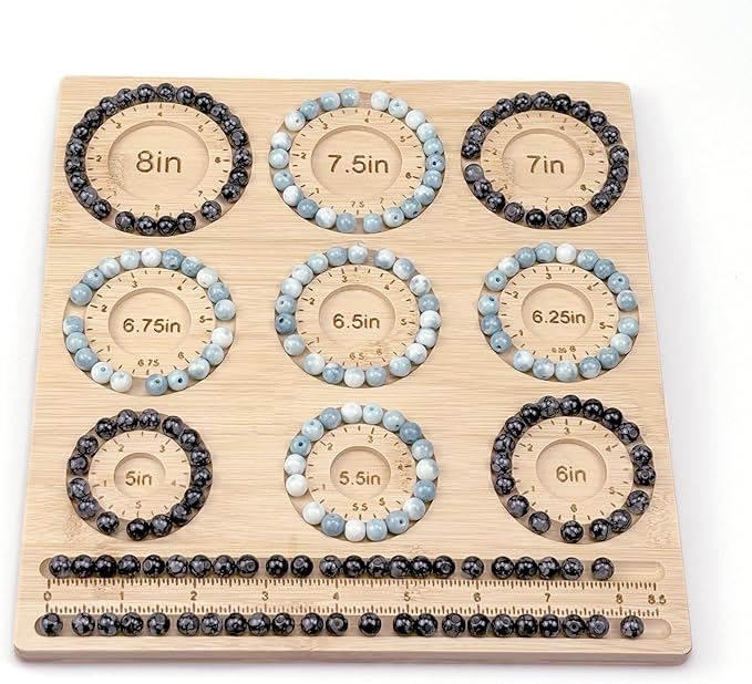 Petoysoso Bead Boards for Jewelry Making, Bamboo Beading Board for Jewelry - Image 6