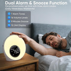 AFEXOA Wake Up Light Sunrise Alarm Clock - Image 3