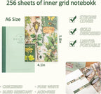 Scrapbooking Supplies Kit, Vintage Botanical Aesthetic Scrapbook Kit - Image 2