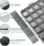 Gbivbe Large 24 Grids Plastic Organizer Box Adjustable Dividers, Art DIY Crafts - Image 2
