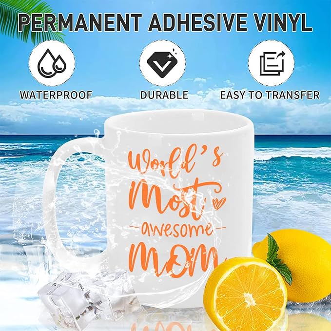 IModeur Glossy Orange Permanent Vinyl - Image 5