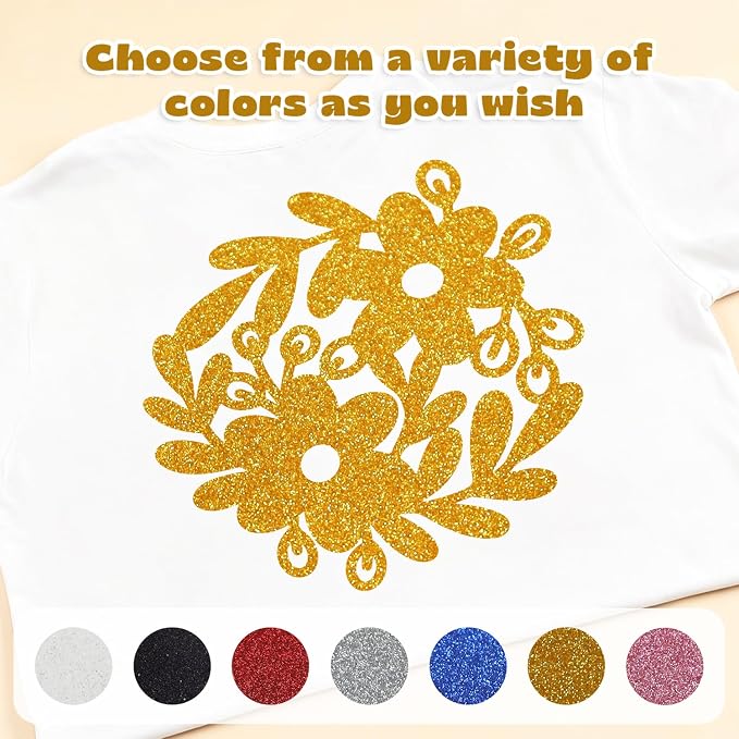 Glitter Golden HTV - Image 5