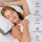 CozyLux Pillows Queen Size Set of 2, Soft Supportive 3D Down Alternative Bed - Image 5