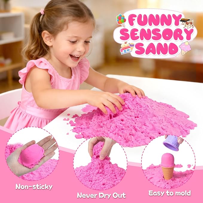 Sensory Bin, Ice Cream Sand Box Set - Image 6