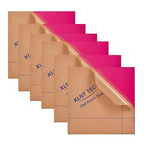 6 PCS Pink Cast Acrylic Opaque Plastic Sheet 8 x 8 Inch, by MaterialsParts