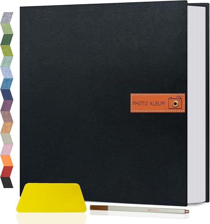Popotop Large Photo Album Self Adhesive 4x6 5x7 8x10 Scrapbook Album DIY by Popotop