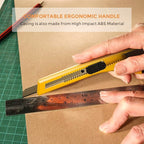 Nicpro 15 PCS Utility Knife Box Cutters Retractable Razor Knife 9mm - Image 5