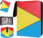 Collectible Trading Card Albums, 4 Pocket Card Binder, 400 Double Sided Pocket by FootJKYX