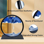 Moving Sand Art Liquid Motion, 3D Deep Sea Sandscape Color Quicksand Decor - Image 5