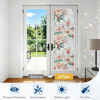 rabbitgoo Window Privacy Film, Stained Glass Window Film Decorative, 3D Rainbow - Image 4