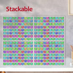 80 Grids Paint Organizer, Wall Mountable Craft Paint Storage Rack, Paint Bottle - Image 7