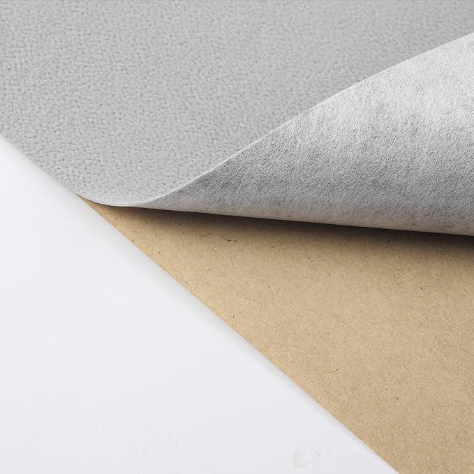 Removable Velvet Flocking Self Adhesive Felt Fabric Liner Gray Velvet Drawer - Image 2
