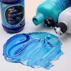 Mont Marte Signature Cerulean Blue Acrylic Paint, Semi-Matte Finish, Suitable - Image 2