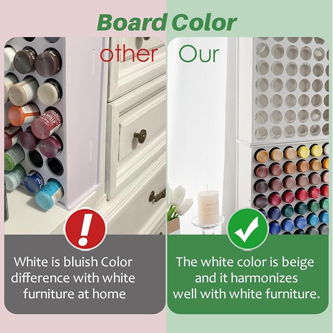 Acrylic Paint Organizer 49 Holes Craft Paint Storage - Image 6