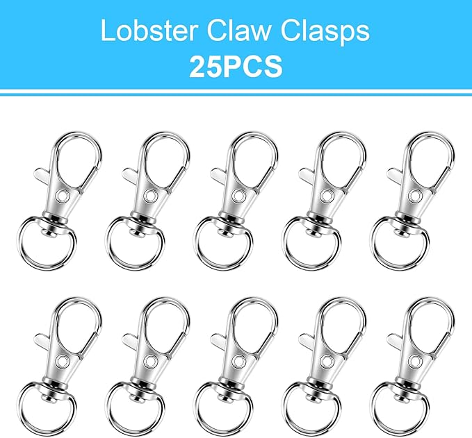 50PCS Metal Lobster Claw Clasp - Image 2