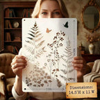 Botanical Wall Stencil Kit for Painting - Image 5