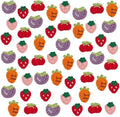 FINGERINSPIRE 50PCS Crochet Appliques 5 Style Fruit Sew On Patch Strawberry by FINGERINSPIRE