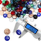 0.5 lb Assorted Glass Beads for Vases, Glass Pebbles - Image 2