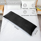 1 MIDDLE ONE Body Pillow, Memory Foam Body Pillows - Image 3