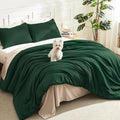 Litanika Comforters Emerald Green Oversized King Size, 3 Pieces Lightweight by Litanika