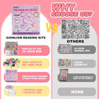 Gionlion 1000PCS Polymer Clay Beads Bracelet Making kit, 24 Style Cute Fun - Image 5