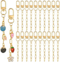 LXUEJIE 20 Pcs Gold Keychain Making Kit, Metal Bag Charms by Unknown