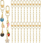 LXUEJIE 20 Pcs Gold Keychain Making Kit, Metal Bag Charms by Unknown