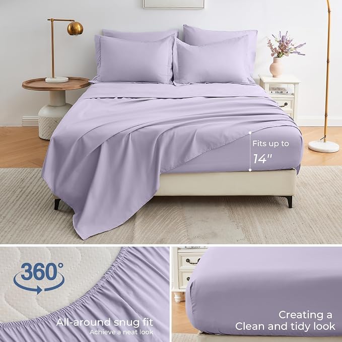Sasttie Queen Comforter Set, 7 Pieces Bed in a Bag Queen, Complete Bedding Set - Image 4