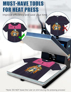 Vowlove Tshirt Ruler Guide for Vinyl Alignment: T Shirt Rulers to Center Designs - Image 6