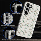 for Samsung Galaxy S23 Case, Cute Duck Pattern Glossy 2 in 1 Shockproof Bumper - Image 5