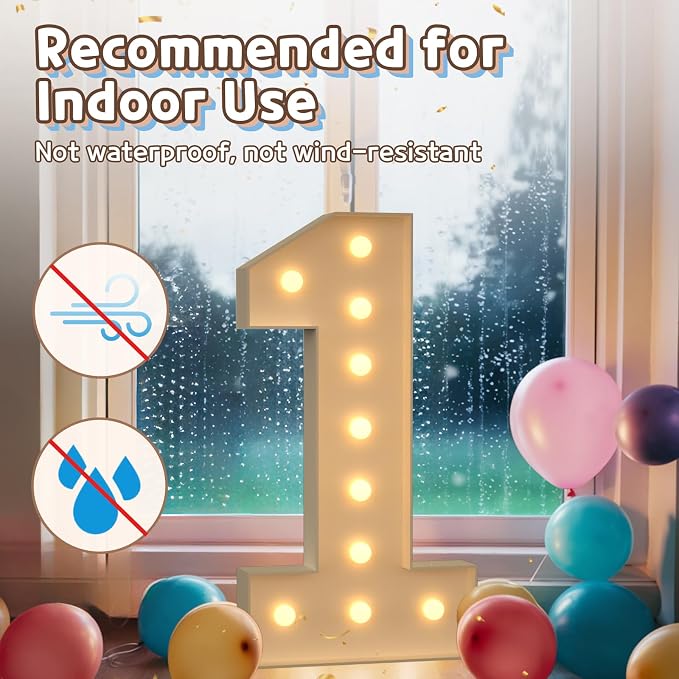 imprsv 4FT Marquee Numbers 15 Light up Number 15th Birthday Decorations Large - Image 4
