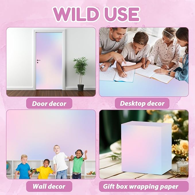 Dreamy Gradient Bulletin Board Paper Roll Pastel Gradient Bulletin Board - Image 6