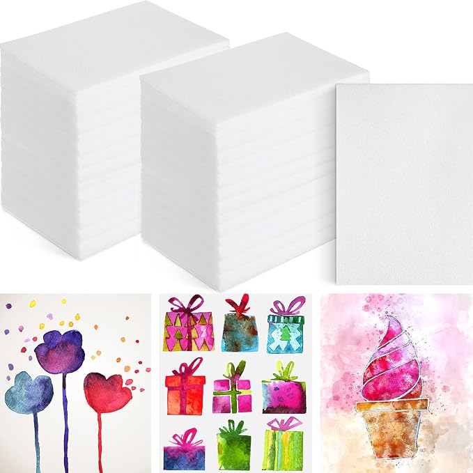 Cholemy 240 Pcs Foam Printing Plates 6 x 9 Inch Crafting White Foam Sheets by Cholemy