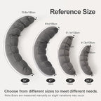Peallow – Long Round Body Pillow - Image 2