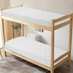 SPRINGSPIRIT Waterproof 2 Pack Cot Mattress Pad/Topper 30'' x 75'', Breathable - Image 6