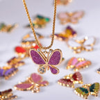 Bulk Gold Enamel Charms for Jewelry Making, Colorful Metal Charms Pendant for - Image 3