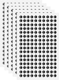 HARFINGTON 5 Sheet/800pcs Rhinestone Adhesive Stickers Self Adhesive Acrylic by HARFINGTON