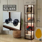 FENLO LED Display Shelf Unit – Dimmable Lighted Furniture - Image 2