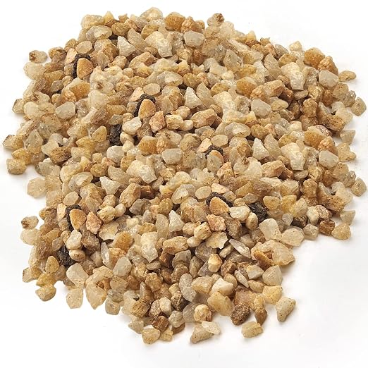 River Rocks Decorative Ornamental Vase Filler 0.25" Natural Aquarium Gravel by RoyalImports