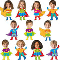 48Pcs Super Themed Cutouts Bulletin Board Decorations Hero Theme Paper Cut Outs by Qyeahkj