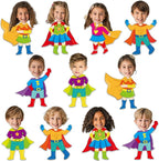 48Pcs Super Themed Cutouts Bulletin Board Decorations Hero Theme Paper Cut Outs by Qyeahkj