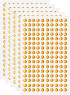 HARFINGTON 5 Sheet/800pcs Rhinestone Adhesive Stickers Self Adhesive Acrylic by HARFINGTON